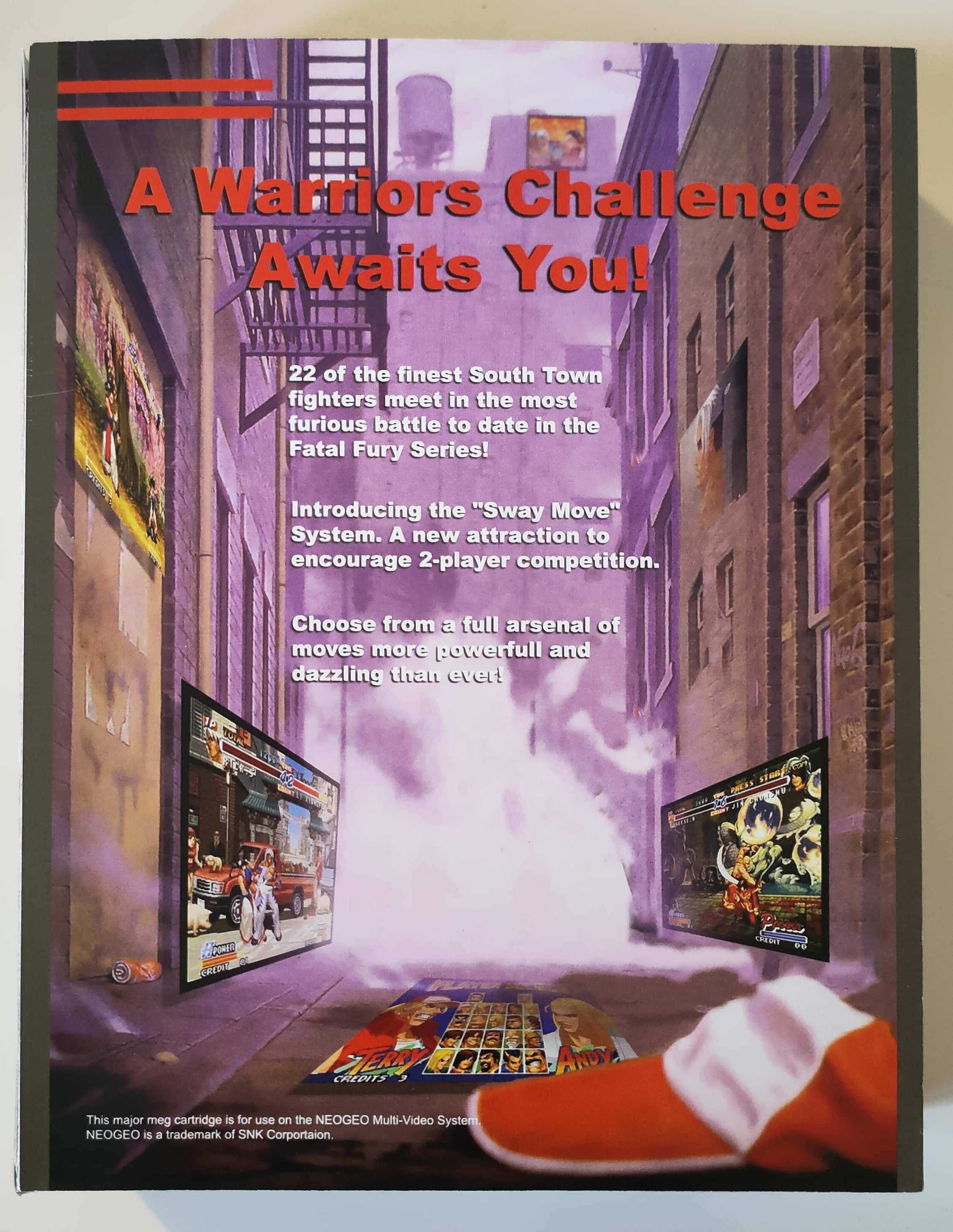 Real Bout Fatal Fury 2 back